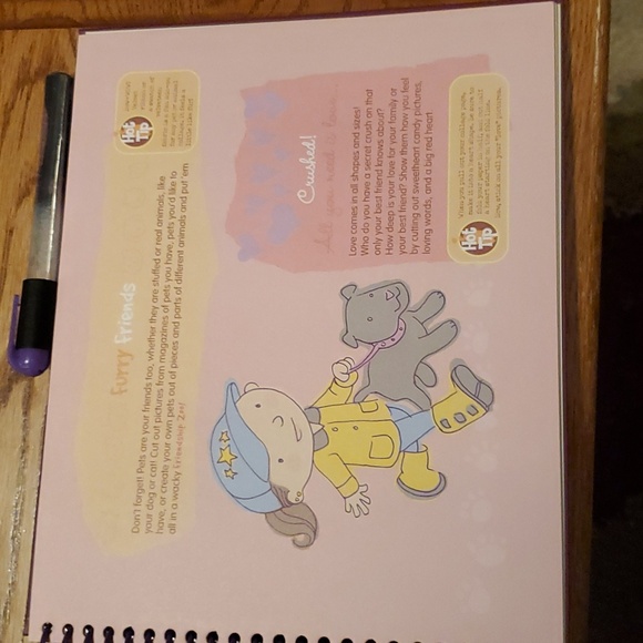 NEW Scholastic Best Friends Collage Journal Book with Stickers - Picture 9 of 11